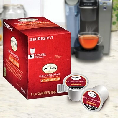 Deals 🥰 K-Cups Twinings Of London English Breakfast Decaf Tea, Keurig K-Cup Pods, 24/Box (F08757) 🎁 5 Deals 🥰 K-Cups Twinings Of London English Breakfast Decaf Tea, Keurig K-Cup Pods, 24/Box (F08757) 🎁 - Image 3