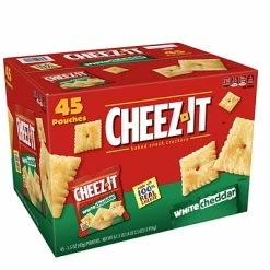 Budget 🎉 Cheez-It Crackers, White Cheddar, 1.5 Oz., 45/Carton (10893) 🛒