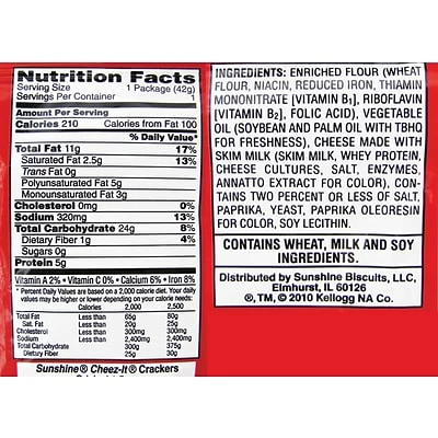 Brand new 🎁 Sunshine® Cheez-It Crackers, 1.5 Oz. Bags, 60 Bags/Box 💯 4 Brand new 🎁 Sunshine® Cheez-It Crackers, 1.5 Oz. Bags, 60 Bags/Box 💯 - Image 2