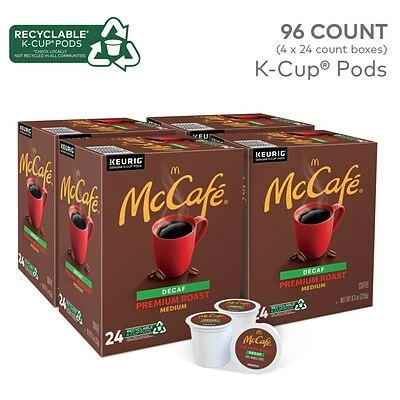 Promo 👍 K-Cups McCafe Premium Roast Decaf Coffee, Keurig® K-Cup® Pods, 96/Carton (080443) 👍 4 Promo 👍 K-Cups McCafe Premium Roast Decaf Coffee, Keurig® K-Cup® Pods, 96/Carton (080443) 👍 - Image 2