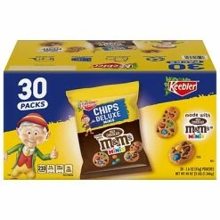 Budget 🥰 Keebler M&M's Chips Deluxe Minis Cookies, 30/Pack 🔥