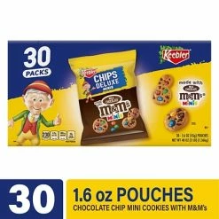 Budget 🥰 Keebler M&M's Chips Deluxe Minis Cookies, 30/Pack 🔥 -Grocery shop unnamed file 1108