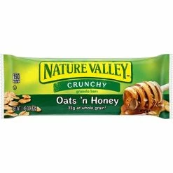 Promo 💯 Snack Bars Nature Valley Crunchy Granola Bars, Oats & Honey, 1.5 Oz., 18/Box (33530) 🛒