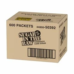 Flash Sale 👍 Sugar & Sweeteners Sugar In The Raw Molasses Turbinado Cane Sugar, Packets, 600/Carton (4480050392) 💯 -Grocery shop unnamed file 1120