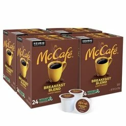 Hot Sale 🎉 K-Cups McCafe Breakfast Blend Coffee, Keurig® K-Cup® Pods, Light Roast, 96/Carton (080412) ⌛