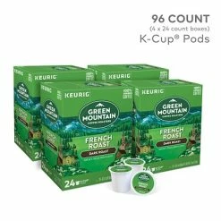 Top 10 ✨ K-Cups Green Mountain French Roast Coffee, Keurig K-Cup Pods, Dark Roast, 96/Carton (6694) 🎉