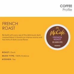 Hot Sale 😀 K-Cups McCafe French Roast Coffee, Keurig K-Cup Pods, Dark Roast, 24/Box (5000201378) 💯 -Grocery shop unnamed file 1149