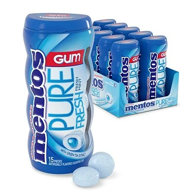 Best deal 🥰 Gum & Mints Mentos Pure Fresh Sugar Free Gum, Mint, 10/Box (VAM1463620) ✨ 4 Best deal 🥰 Gum & Mints Mentos Pure Fresh Sugar Free Gum, Mint, 10/Box (VAM1463620) ✨ - Image 2