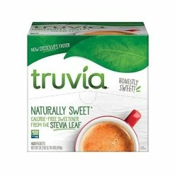 Promo 👏 Sugar & Sweeteners Truvia Natural Sweeteners, 400/Box (BBD02056) 👏