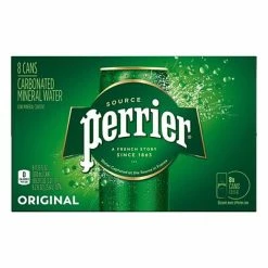 Best Pirce 🔥 Water & Beverages Perrier Carbonated Mineral Water, 330 Ml, 8/Pack 👍