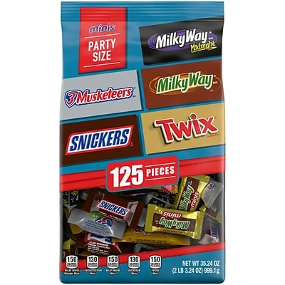 Budget ๐คฉ Candy & Chocolate Mars Mini Size Chocolate Bars Variety Mix, 35.24 Oz., 125 Pieces/Bag, 2/Bundle (MMM57640) ๐ 4 Budget ๐คฉ Candy & Chocolate Mars Mini Size Chocolate Bars Variety Mix, 35.24 Oz., 125 Pieces/Bag, 2/Bundle (MMM57640) ๐ - Image 2