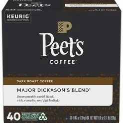 Hot Sale 👏 K-Cups Keurig® Peet's Coffee Major Dickason's Blend Single-Serve Keurig® K-Cup® Pods, Dark Roast, 40/Box (373354) 👍 14 Hot Sale 👏 K-Cups Keurig® Peet's Coffee Major Dickason's Blend Single-Serve Keurig® K-Cup® Pods, Dark Roast, 40/Box (373354) 👍 -Grocery shop unnamed file 1285