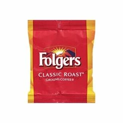 New 😉 Folgers Classic Roast Ground Coffee, Medium Roast, Fraction Packs, 42/Carton (PRO18999) 😍
