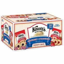 Budget ⌛ Snacks Knott's Berry Farm Raspberry And Strawberry Variety Club Pack, 36 Count (BIS59638) 🎁