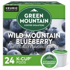 Budget ✔️ K-Cups Green Mountain Wild Mountain Blueberry Coffee, Keurig K-Cup Pods, Light Roast, 24/Box (6783) 🎁