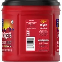 Brand new 👍 Folgers Classic Roast Ground Coffee, Medium Roast, 6/Carton (20421CT/2550030407CT) 👍 -Grocery shop unnamed file 1359