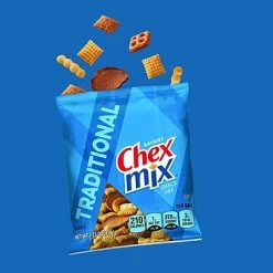 Promo 🥰 Snacks Chex Mix Traditional Snack Mix, Savory, 1.75 Oz., 60/Carton (1240) 👏 -Grocery shop unnamed file 1377