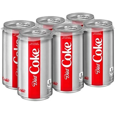 Deals ⌛ Soft Drinks Coca-Cola Mini Diet Coke Soda, 7.5 Oz., 24/Carton (00049000061055) ⌛ 3 Deals ⌛ Soft Drinks Coca-Cola Mini Diet Coke Soda, 7.5 Oz., 24/Carton (00049000061055) ⌛