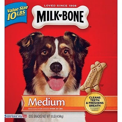 Brand new โ๏ธ MILK-BONE ๐ถ Dog Treats Milk Bone Original ๐ถ Dog Biscuits, Medium, 10 Lbs (SMU9501) ๐คฉ 2 Brand new โ๏ธ MILK-BONE ๐ถ Dog Treats Milk Bone Original ๐ถ Dog Biscuits, Medium, 10 Lbs (SMU9501) ๐คฉ