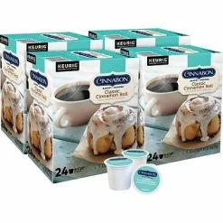 Buy 👍 K-Cups Cinnabon Cinnamon Coffee, Keurig® K-Cup® Pods, Light Roast, 96/Carton (10099555063056) 🤩