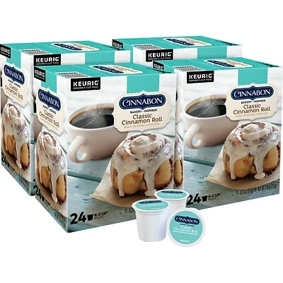 Buy 👍 K-Cups Cinnabon Cinnamon Coffee, Keurig® K-Cup® Pods, Light Roast, 96/Carton (10099555063056) 🤩 3 Buy 👍 K-Cups Cinnabon Cinnamon Coffee, Keurig® K-Cup® Pods, Light Roast, 96/Carton (10099555063056) 🤩