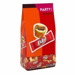 Top 10 💯 Candy & Chocolate Hershey's Assorted Mini Reese's & Kit Kat, 33.36 Oz. (HEC40040) 🧨