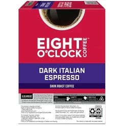 Coupon 🔥 K-Cups Eight O'Clock Dark Italian Espresso, Keurig® K-Cup® Pods, Dark Roast, 24/Box (6408) 💯 -Grocery shop unnamed file 1437