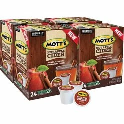 Best Pirce ⭐ K-Cups Mott's Apple Cider Seasonal, Keurig® K-Cup® Pods, 96/Carton (386040) 👍