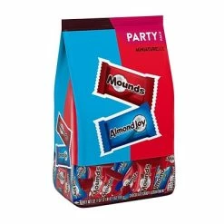 Grocery shop 38 Best deal ⌛ Hershey's 🍬 Candy & Chocolate MOUNDS And ALMOND JOY Miniatures Chocolate And Coconut Assortment 🍬 Candy, Bulk, 32.1 Oz, Party Pack (HEC99981) ⌛