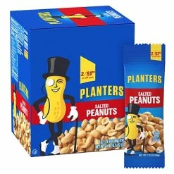 Best Pirce ✨ Dried Fruit, Nuts & Trail Mix Planters Salted Peanuts, 1.75 Oz, 18 Count 🧨