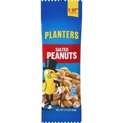 Best Pirce ✨ Dried Fruit, Nuts & Trail Mix Planters Salted Peanuts, 1.75 Oz, 18 Count 🧨 -Grocery shop unnamed file 1496