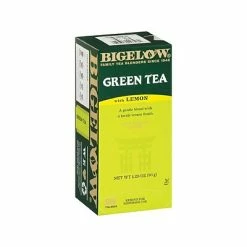 Top 10 😉 Hot Tea Bigelow Green With Lemon Tea Bags, 28/Box (RCB10346) 🧨