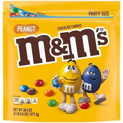 Best deal โค๏ธ M&M's ๐ฌ Candy & Chocolate M&M'S Peanut Milk Chocolate ๐ฌ Candy, Party Size, 38 Oz Bulk ๐ฌ Candy Bag (MMM55116) โ๏ธ 3 Best deal โค๏ธ M&M's ๐ฌ Candy & Chocolate M&M'S Peanut Milk Chocolate ๐ฌ Candy, Party Size, 38 Oz Bulk ๐ฌ Candy Bag (MMM55116) โ๏ธ