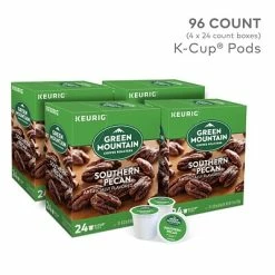 Hot Sale 🤩 K-Cups Green Mountain Southern Pecan Coffee, Keurig® K-Cup® Pods, Light Roast, 96/Carton (67726) 😉
