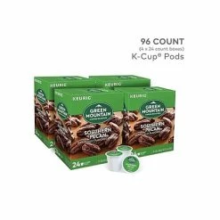 Hot Sale 🤩 K-Cups Green Mountain Southern Pecan Coffee, Keurig® K-Cup® Pods, Light Roast, 96/Carton (67726) 😉 -Grocery shop unnamed file 1544