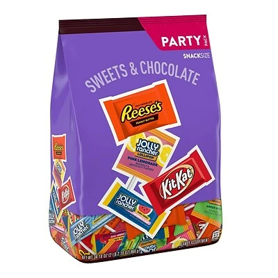 Wholesale ๐ Hershey's ๐ฌ Candy & Chocolate REESE'S, KIT KATยฎ And JOLLY RANCHER Assortment Snack Size ๐ฌ Candy, Individually Wrapped, 34.19 Oz ๐ฏ 3 Wholesale ๐ Hershey's ๐ฌ Candy & Chocolate REESE'S, KIT KATยฎ And JOLLY RANCHER Assortment Snack Size ๐ฌ Candy, Individually Wrapped, 34.19 Oz ๐ฏ