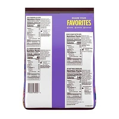 Wholesale ๐ Hershey's ๐ฌ Candy & Chocolate REESE'S, KIT KATยฎ And JOLLY RANCHER Assortment Snack Size ๐ฌ Candy, Individually Wrapped, 34.19 Oz ๐ฏ 4 Wholesale ๐ Hershey's ๐ฌ Candy & Chocolate REESE'S, KIT KATยฎ And JOLLY RANCHER Assortment Snack Size ๐ฌ Candy, Individually Wrapped, 34.19 Oz ๐ฏ - Image 2
