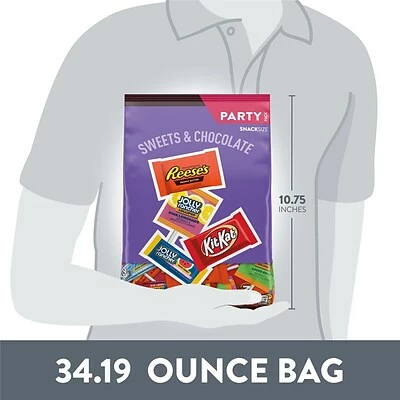 Wholesale ๐ Hershey's ๐ฌ Candy & Chocolate REESE'S, KIT KATยฎ And JOLLY RANCHER Assortment Snack Size ๐ฌ Candy, Individually Wrapped, 34.19 Oz ๐ฏ 5 Wholesale ๐ Hershey's ๐ฌ Candy & Chocolate REESE'S, KIT KATยฎ And JOLLY RANCHER Assortment Snack Size ๐ฌ Candy, Individually Wrapped, 34.19 Oz ๐ฏ - Image 3