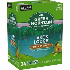 Coupon ✔️ K-Cups Green Mountain Lake & Lodge Coffee, Keurig K-Cup Pods, Medium Roast, 24/Box (6523) 🧨 -Grocery shop unnamed file 1556