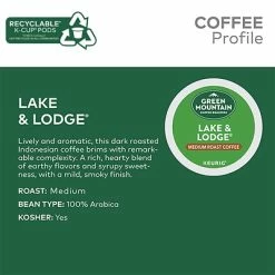 Coupon ✔️ K-Cups Green Mountain Lake & Lodge Coffee, Keurig K-Cup Pods, Medium Roast, 24/Box (6523) 🧨 -Grocery shop unnamed file 1560
