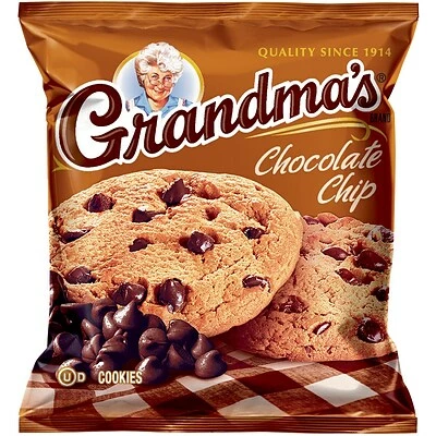 Discount 🌟 Grandma's® Homestyle Chocolate Chip Cookies; 2.5 Oz. Bags, 60 Bags/Box 🔥 3 Discount 🌟 Grandma's® Homestyle Chocolate Chip Cookies; 2.5 Oz. Bags, 60 Bags/Box 🔥