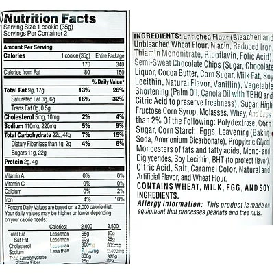 Discount 🌟 Grandma's® Homestyle Chocolate Chip Cookies; 2.5 Oz. Bags, 60 Bags/Box 🔥 4 Discount 🌟 Grandma's® Homestyle Chocolate Chip Cookies; 2.5 Oz. Bags, 60 Bags/Box 🔥 - Image 2