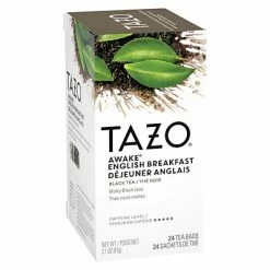 Best Pirce ⭐ Hot Tea Tazo Awake English Breakfast Tea Bags, 24/Box (20070) ✔️