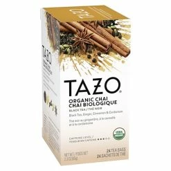 Top 10 😍 Hot Tea Tazo Chai Tea Bags, 24/Box (21010) 😀