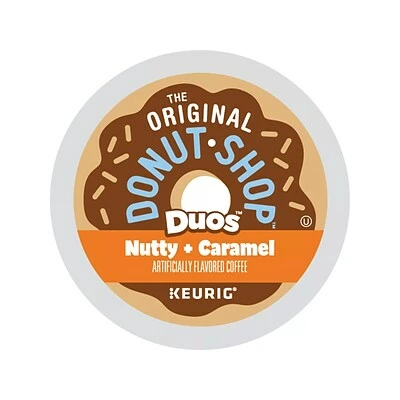 Promo 👏 Single Serve & Keurig® K-Cup® Pods Keurig Donut Shop Duos Nutty + Caramel Coffee Keurig K-Cup Pods, Medium Roast, 24/Pack (5000361499) 🧨 2 Promo 👏 Single Serve & Keurig® K-Cup® Pods Keurig Donut Shop Duos Nutty + Caramel Coffee Keurig K-Cup Pods, Medium Roast, 24/Pack (5000361499) 🧨 - Image 2