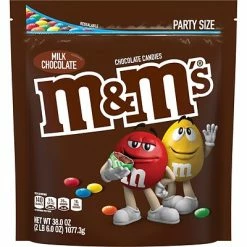 Deals 😍 M&M's 🍬 Candy & Chocolate M&M'S Milk Chocolate 🍬 Candy, Party Size, 38 Oz Bulk 🍬 Candy Bag (MMM55114)(WMW21938) 🌟