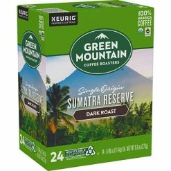 Best deal ✨ K-Cups Green Mountain Sumatra Reserve Coffee, Keurig® K-Cup® Pods, Dark Roast, 24/Box (4060) ✔️ -Grocery shop unnamed file 1656