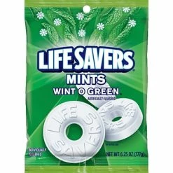Deals ⭐ LifeSavers Gum & Mints Life Savers Wint O Green Mints 🍬 Candy Bag, 6.25 Oz (NFG885041) 🧨