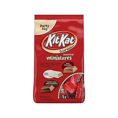 Cheapest 🤩 Candy & Chocolate Kit Kat Miniatures Party Bag Chocolate, Variety, 32.1 Oz. (HEC22673) ✔️ 3 Cheapest 🤩 Candy & Chocolate Kit Kat Miniatures Party Bag Chocolate, Variety, 32.1 Oz. (HEC22673) ✔️