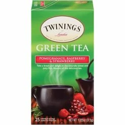 Best reviews of ⌛ Hot Tea Twinings® Green, Pomegranate, Raspberry & Strawberry Tea Bags, 25/Box 🥰
